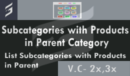 Show/List Subcategories with Products in Parent Category